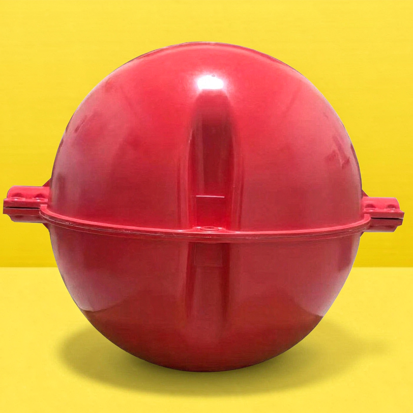 Power line markers aircraft warning sphere white balls on power lines overhead power line warning markers aircraft warning light ball 600mm AO-WS-A1